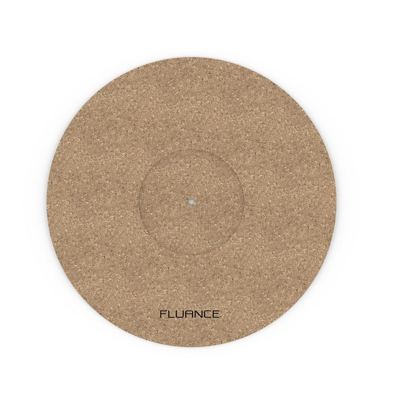 Fluance Turntable Cork Platter Mat - Audiophile Grade Improves Sound & Performance for Vinyl Record Players (TA21), 2 of 4