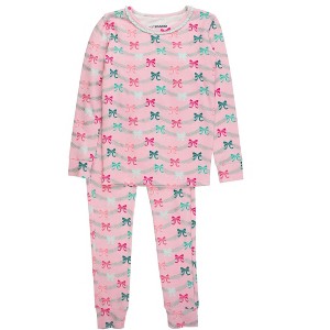 RuffleButts Modal Blend Big Girls Ruffle Long Sleeve Pajama Set - 1 of 2