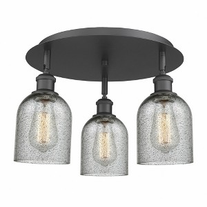 Caledonia - 3 Light Flush Mount In Industrial Style-9.5 Inches Tall and 16.75 Inches Wide - 1 of 1
