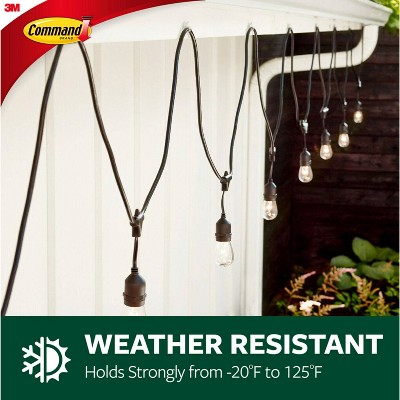 Small Clear Plastic Outdoor Light Clips Value Pack