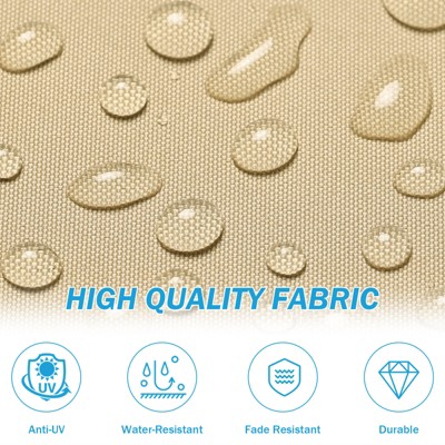 Brown Aluminum Outdoor Pergola with Adjustable Canopy