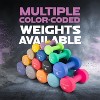 Neoprene Coated Dumbbell Hand Weight Sets of 2 - Multiple Weight Options with 15 Colors, Anti-roll, Anti-Slip, Hexagon Shape - 4 of 4