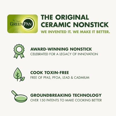 GreenPan Rio 12&#34; Ceramic Nonstick Frying Pan Black