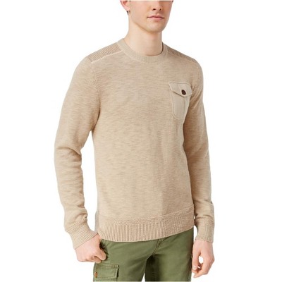Tommy Hilfiger Mens Harrison Military Pullover Sweater