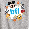 Boys' - Disney - Mickey and Pluto BFFs Graphic Long Sleeve Fleece Sweatshirt - 2 of 4