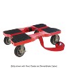 SNAP-LOC 375 lb Caster 6 Inch All-Terrain Solid Rubber Rigid - 3 of 4