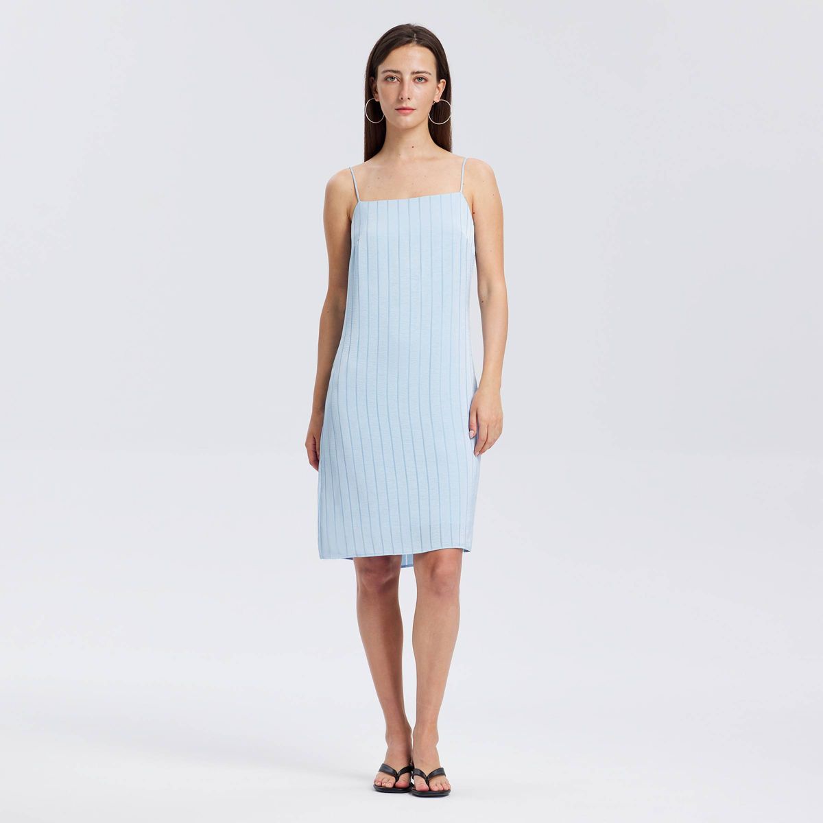 Women's Jacquard Knee length Slip Dress - A New Day™ - thumbnail 5