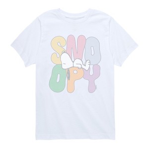 Boys' - Peanuts - Sleepy Snoopy Short Sleeve Graphic T-Shirt - 1 of 4