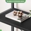 Arched 5-Tier Bookshelf, Tall Bookcase for Books, CDs, and Decor, Home Office or Bedroom/Living Room Display Shelf - 3 of 4