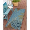 Liora Manne Marina Coastal Indoor/Outdoor Pillow.. - 2 of 4