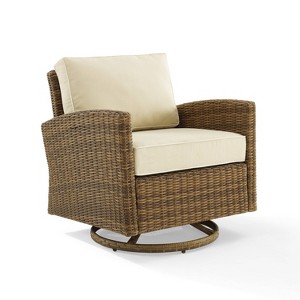 Bradenton Outdoor Steel Swivel Rocking Chair - Crosley
 - 1 of 4