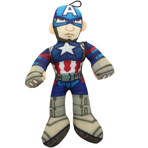 Marvel Captain America Super Hero Squad Plush Stuffed 14 Avengers No  Shield