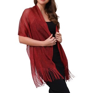 INSPIRE CHIC Women's 100% Polyester Fashion Pashmina Shawls 190 x 45 cm 1 Pc - 1 of 4