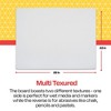 School Smart Poster Boards, 22 x 28 Inches, 8-Ply Thickness, White, Pack of 25 - 4 of 4