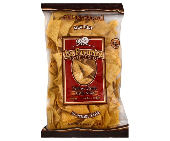 La Favorita Yellow Corn & Lightly Salted Tortilla Chips - 16 oz