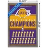 Trends International NBA Los Angeles Lakers - Champions 23 Framed Wall Poster Prints - 3 of 4