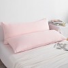 2 Pack Brushed Microfiber Body Pillowcases, Super Soft Body Pillow Cover with Envelope Closure - NTBAY - 3 of 4