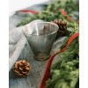 Slickblue Set of 2 Handmade Hammered Glass Cups – 13.5oz, Colored Glass, Blush/Clear/Smoke - 4 of 4