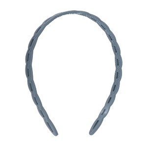 Unique Bargains Women's Classic Elegant Frosted Chain Hairband 5.51"x4.72" 1 Pc - 1 of 4