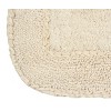 Radiant Collection Cotton Ruffle Pattern Tufted Set of 2 Bath Rug Set - Home Weavers - image 3 of 4