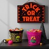 7.64" Skull Halloween Plastic Trick or Treat Pail Black - Hyde and EEK! Boutique™ - 2 of 4