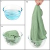 Unique Bargains Reusable Cotton Waffle Weave Drying Absorbent Kitchen Towels 14" x 14" 6 Packs - 4 of 4