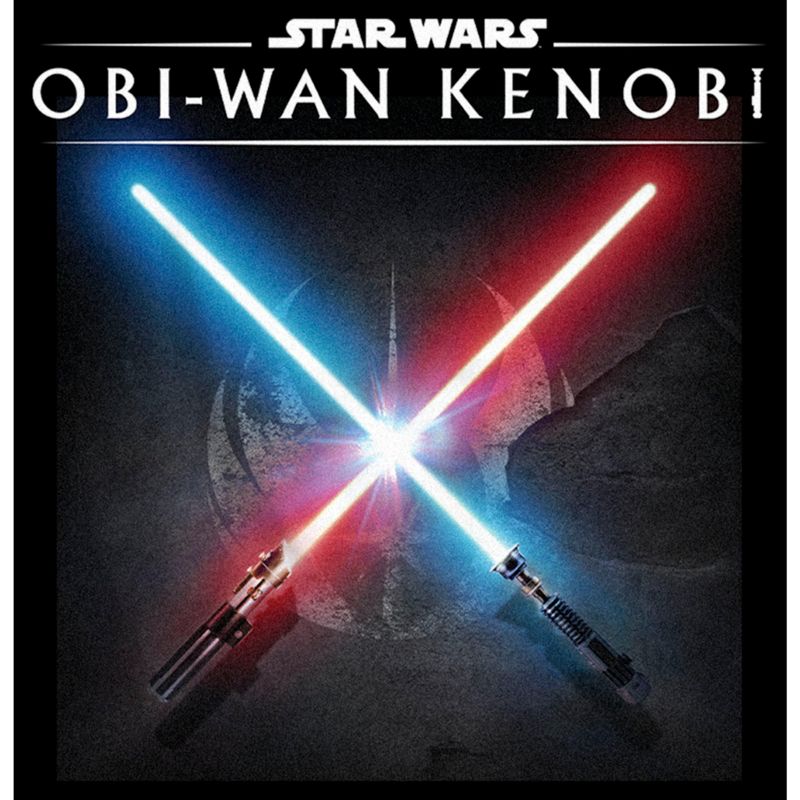 Boy's Star Wars: Obi-Wan Kenobi Lightsaber Dark Side vs Jedi Clash Pull Over Hoodie, 2 of 5