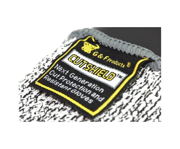 Cutshield Hybrid Cut Resistant Gloves with Silicone Heat Resist Block Coating - Large - Green - G & F