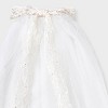 Long Tail Lace Bow Tulle Salon Hair Clip - A New Day™ Ivory - 2 of 2
