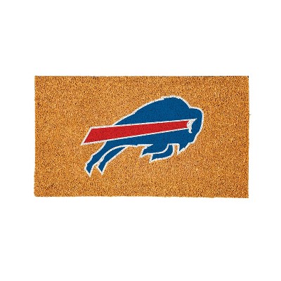EvergreenNFLBuffalo Bills Logo Natural Coir 28 x 16 Inches Indoor Outdoor Doormat
