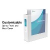 Staples Standard 1/2" 3-Ring View Binder White (26426-CC) 82618 - 2 of 4