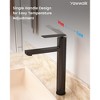 YAWWALK Single Handle Single Hole Bathroom Faucet with Valve - 4 of 4