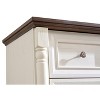 NicBex Dresser with Drawer,Storage Cabinet with Wood Base,Chest of Drawers with Riser Trim,Wood Dressers for Bedroom,Living Room Furniture,Walnut - 3 of 4