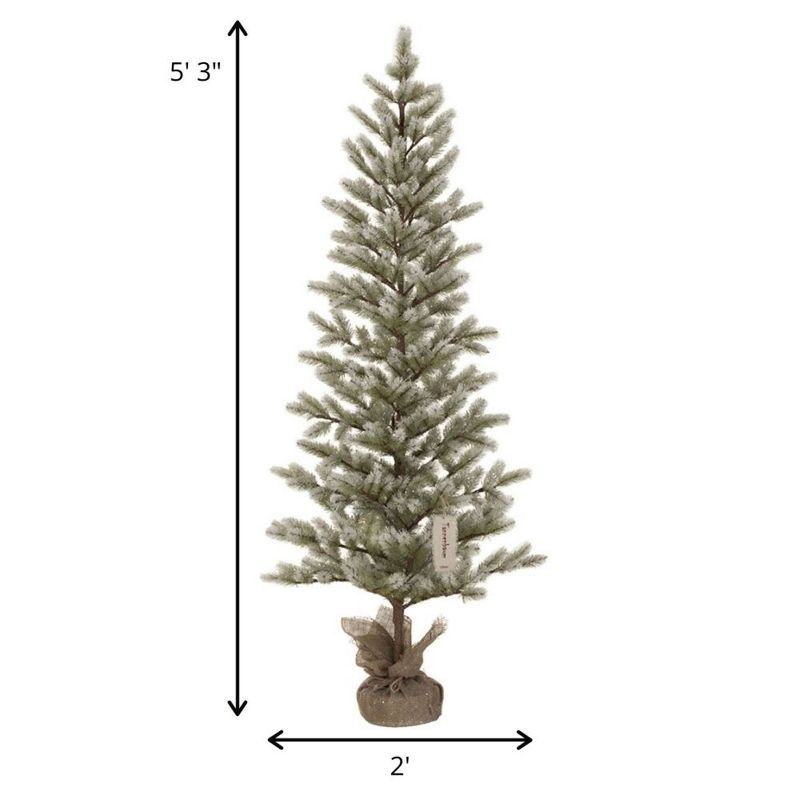 Sullivans Artificial 4'2"H Frosted Pine Tree, 2 of 4