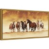 Amanti Art Running Wild by David Drost Canvas Wall Art Print Framed 27-in. W x 14-in. H. - 3 of 4