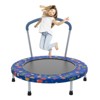 Aukfa 36 inch Kids Trampoline with Handle - Indoor/Outdoor Toddler Trampoline Ages 1-6, 6-Leg Design for Safety & Stability - 4 of 4