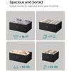 SONGMICS Dresser for Bedroom, Storage Organizer Unit with 7 Fabric Drawers, Chest of Drawers, Steel Frame, Rustic Brown and Black - 3 of 4