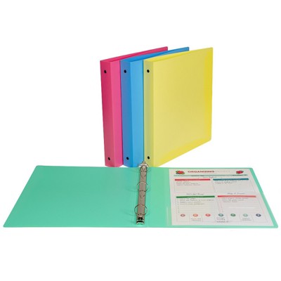 C-Line 3-Ring Binder, 1" Capacity (pack of 6)
