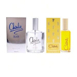 Charlie Silver and Ciara Kit by Revlon for Women - 2 Pc Kit 3.4 oz EDT Spray, 2.3 oz EDT Spray - 1 of 1