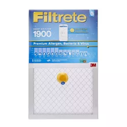 Filtrete 20x25x1 Smart Air Filter Premium Allergen Bacteria and Virus 1900 MPR
