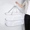 Unique Bargains Single Layer Drying Basket Gray 1 Pc - 2 of 4
