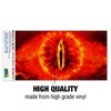 Lord of the Rings Eye Of Sauron Automotive Bumper Sticker - 3 of 4