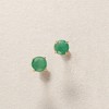 Ross-Simons 0.50 ct. t.w. Round Emerald Stud Earrings in 14kt Yellow Gold - 3 of 4