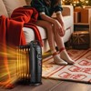 Costway 700W Portable Oil Heater with  Adjustable Thermostat & 120 Sq.Ft Heating Range Black/White - 4 of 4
