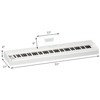 Infans 88-Key Full Size Digital Piano Weighted Keyboard w/ Sustain Pedal White - 2 of 4