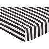 Sweet Jojo Designs Gender Neutral Baby Fitted Crib Sheet Paris Black and White - 3 of 4