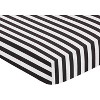 Sweet Jojo Designs Gender Neutral Baby Fitted Crib Sheet Paris Black and White - image 3 of 4