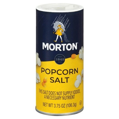 Mortons Popcorn Salt - 12 pack, 3.75 oz