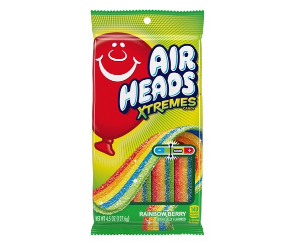 Airheads Extremes Rainbow Berry Sour Candy - 4.5oz