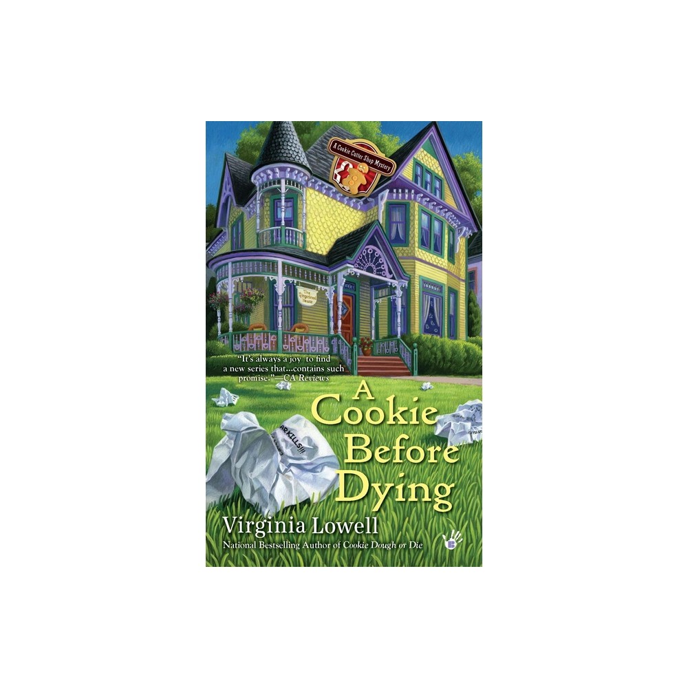 A Cookie Before Dying - (Cookie Cutter Shop Mystery) by Virginia Lowell (Paperback)